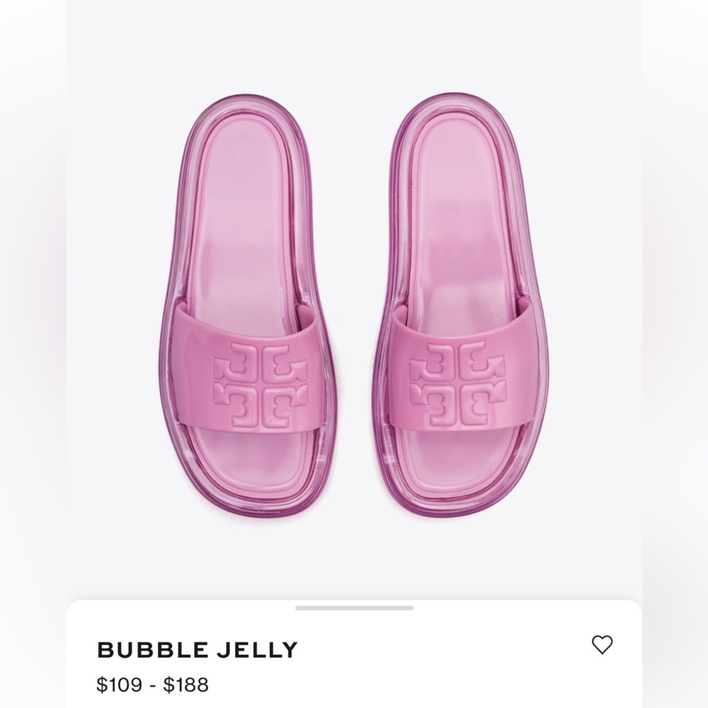 Tory Burch Bubble Jelly slides